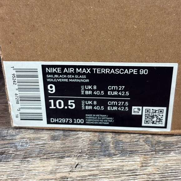 Nike Air Max Terrascape 90 DH2973-100 Size 9